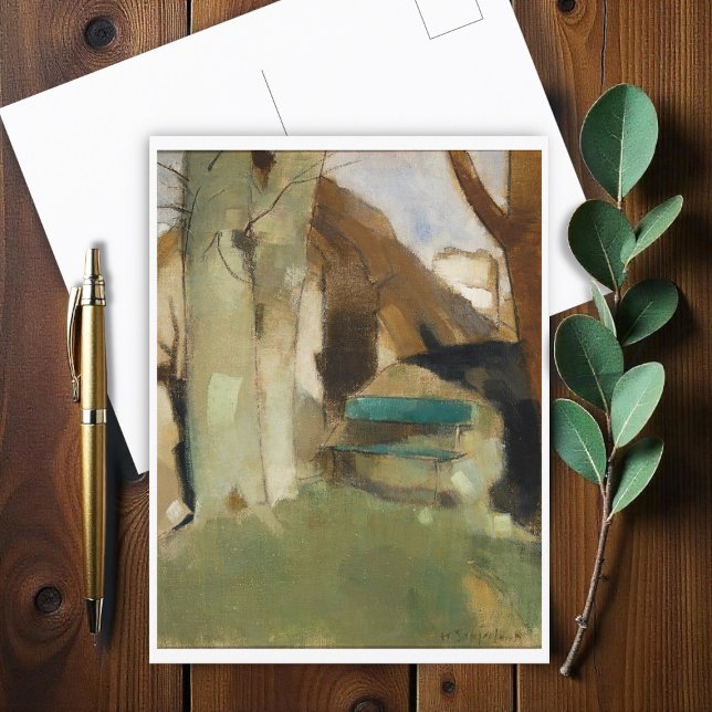 Carte Postale Ombre sur le mur, Helene Schjerfbeck (Créateur téléchargé)