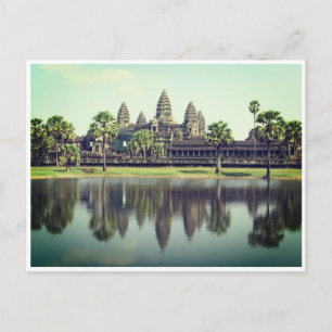 Carte Postale ombres angkor wat