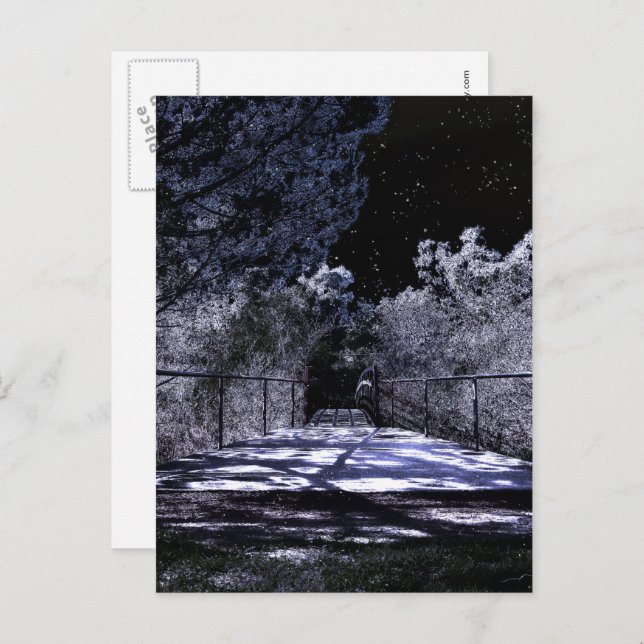 Carte Postale Ombres de lune (Devant / Derrière)