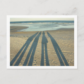 Carte Postale Ombres sur la plage