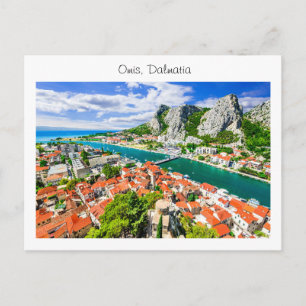 Carte postale Omis Dalmatie