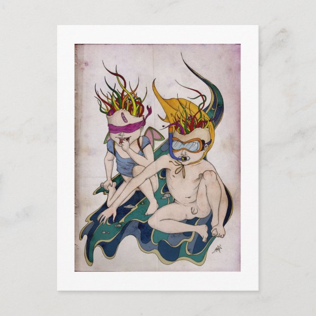 Carte postale - On allait sauver le monde (Devant)