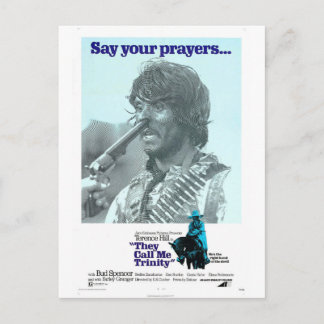 CARTE POSTALE ON M'APPELLE TRINITY POSTCARD