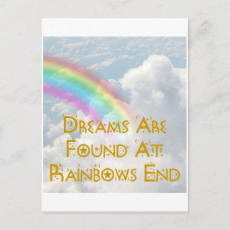 Carte Postale On Trouve Des Rêves À Rainbows End