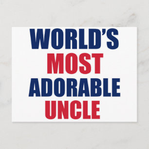 Carte Postale Oncle adorable