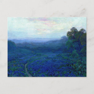 Carte Postale Onderdonk - Chemin à travers un champ de bleuets d