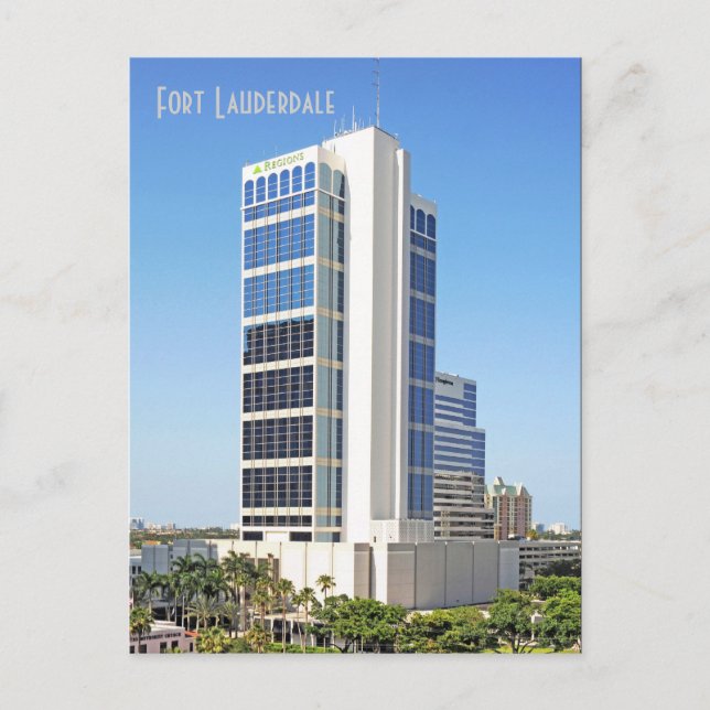 Carte Postale One Financial Plaza, Fort Lauderdale, Floride (Devant)