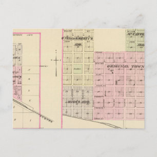 Carte Postale O'Neill et Stuart, Nebraska