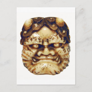 Carte Postale Oni Netsuke