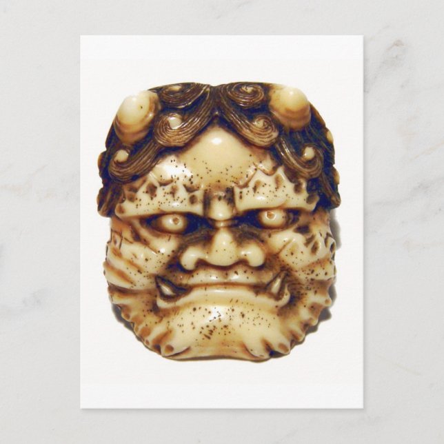 Carte Postale Oni Netsuke (Devant)