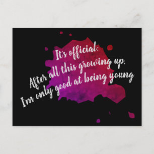 Carte Postale Only good at