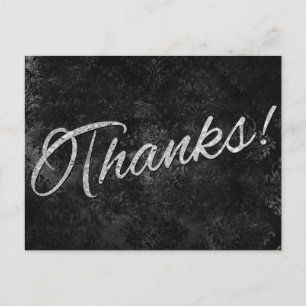 Carte Postale Onyx Black Velvet   Merci de hachage du tableau no