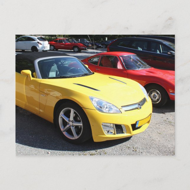 Carte Postale Opel GT Classic Sports Cars (Devant)