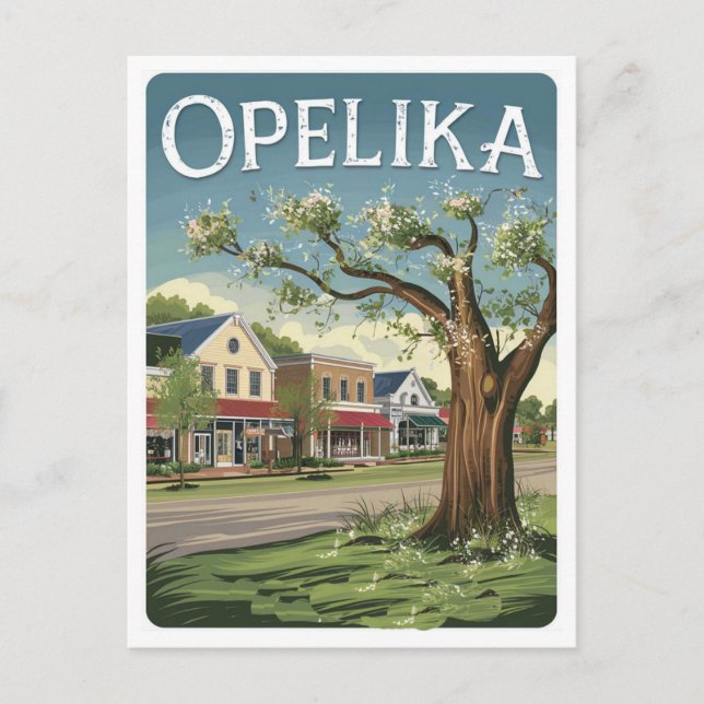 Carte Postale Opelika, Alabama  (Devant)