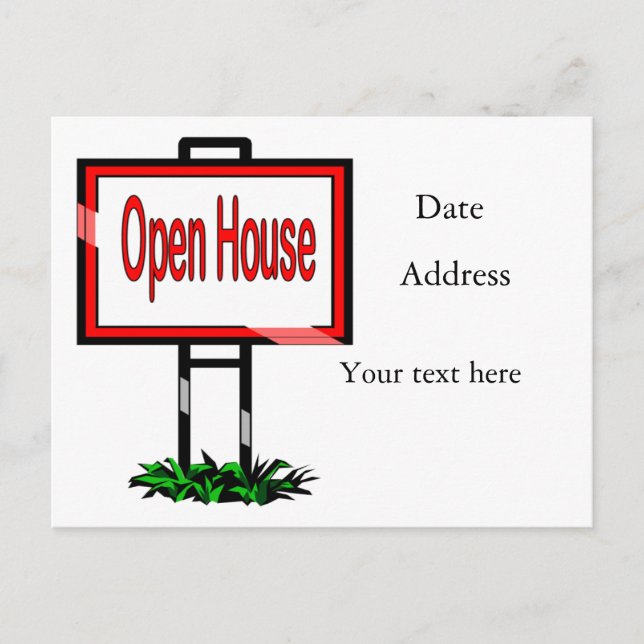 Carte postale Open House (Devant)