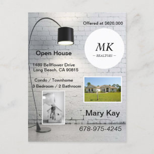 Carte postale Open House pour les nouveaux proprié