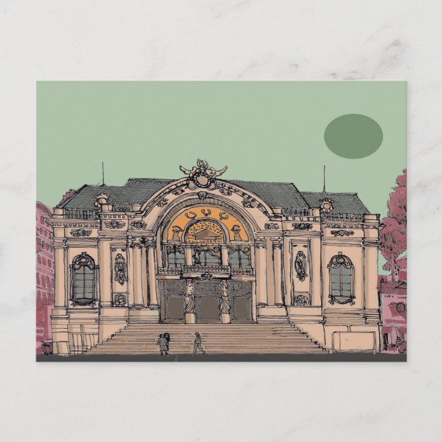 Carte Postale Opéra de Saïgon (Devant)