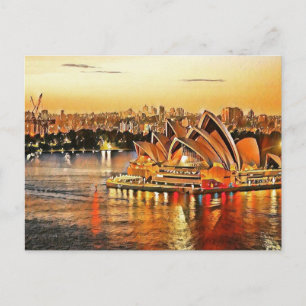 Carte Postale Opéra de Sydney, Australie