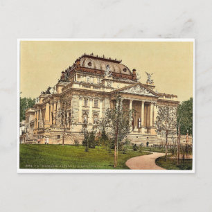 Carte Postale Opéra, Wiesbaden, Hesse-Nassau, Allemagne magie