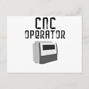 Carte Postale Opérateur CNC Machiniste