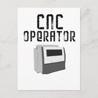 Carte Postale Opérateur CNC Machiniste
