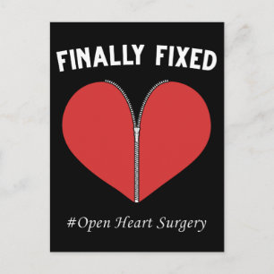 Carte Postale Opération de récupération de chirurgie à cœur ouve