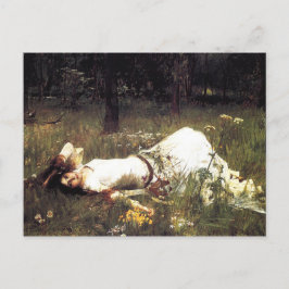 Carte postale Ophelia Waterhouse