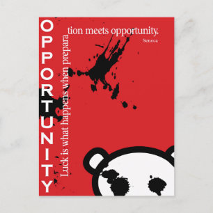 Carte Postale Opportunité ~ Seneca