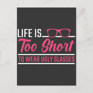 Carte Postale Opticien Humour Oeil docteur lunettes laides Optom