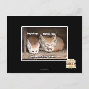 Carte Postale Options d'affichage de la page