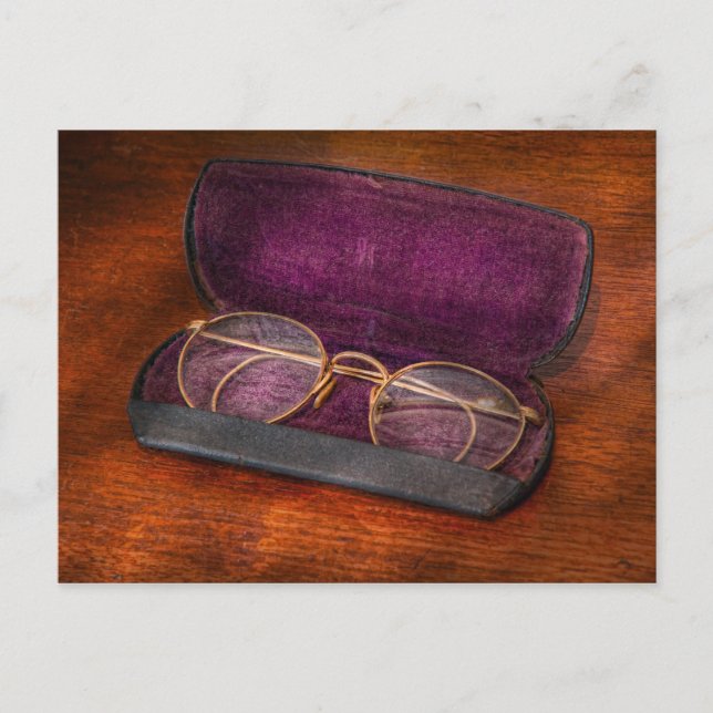 Carte Postale Optométrie - Quelqu'un a vu mes lunettes (Devant)