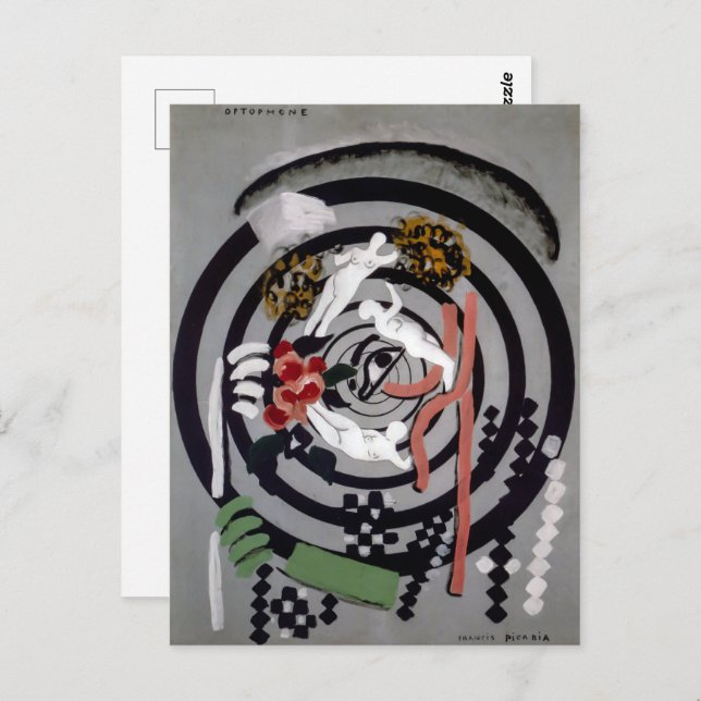 Carte Postale Optophone 2 | Francis Picabia | (Devant / Derrière)
