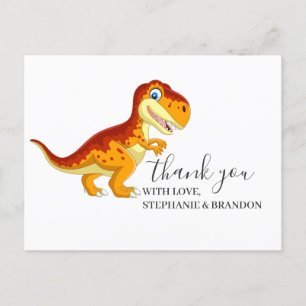 Carte postale Or Merci Dinosaur