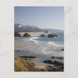 Carte Postale OR, Oregon Coast, Ecola State Park, view of