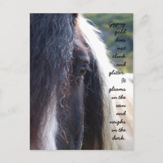 Carte postale or tzigane