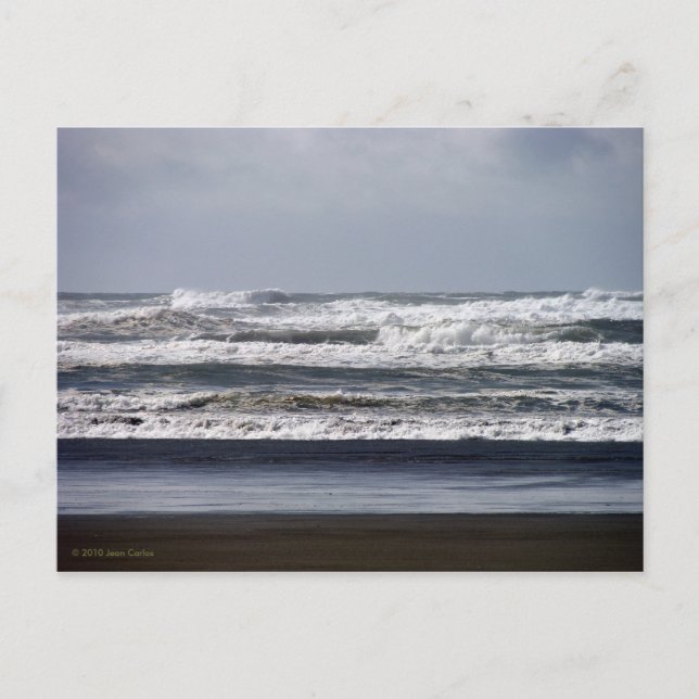 Carte postale orageuse de mers (Devant)