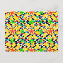 Carte Postale Orange Time