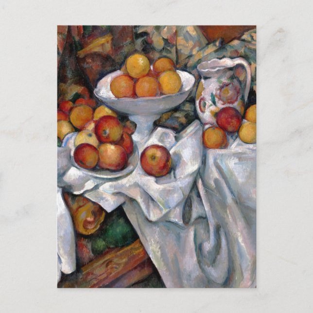 Carte Postale Oranges à vie morte - Paul Cezanne Peinture Art (Devant)