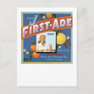 Carte Postale Oranges de marque Blue J First-Ade