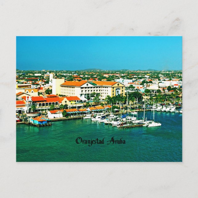 Carte Postale Oranjestad Aruba (Devant)