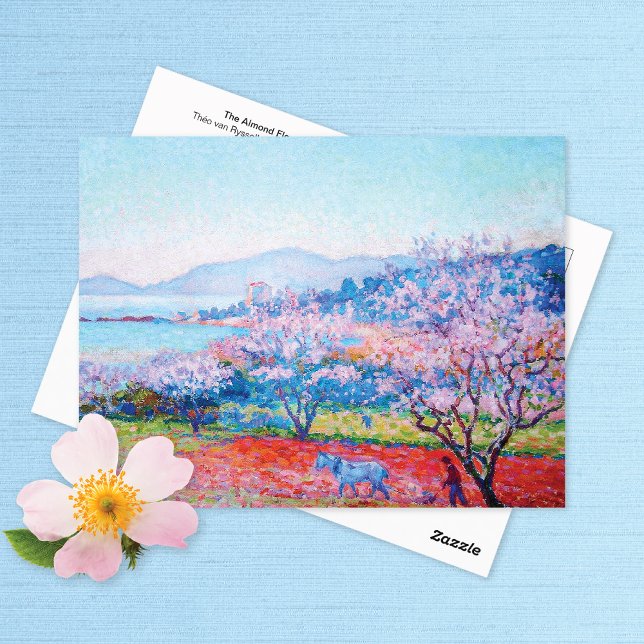 Carte Postale Orchard des fleurs d'amandes Théo van Rysselberghe (Créateur téléchargé)
