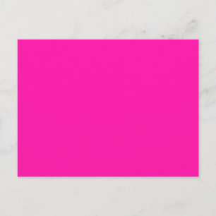 Carte Postale Orchidée fluorescente Hot Orchid rose personnalisé