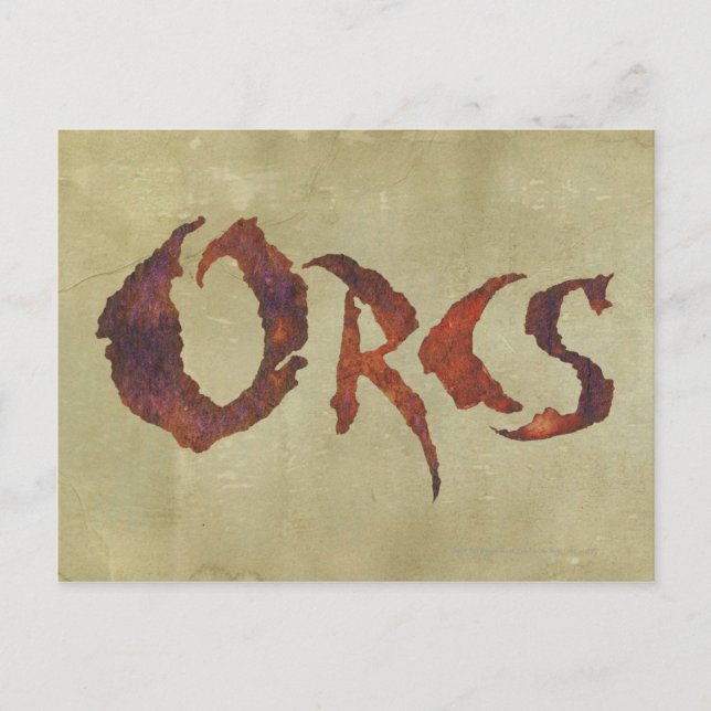 Carte Postale Orcs (Devant)