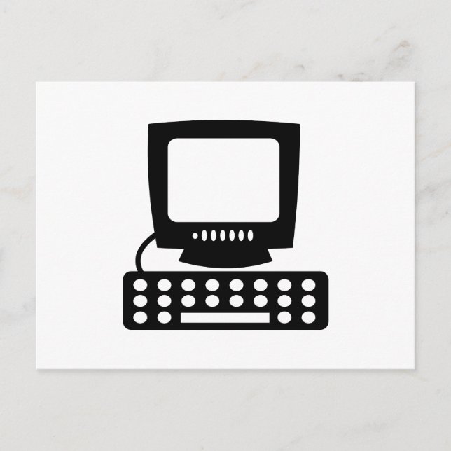 Carte Postale Ordinateur (Devant)