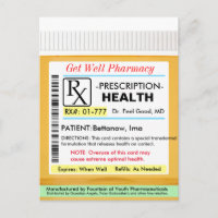 Ordonnance RX drôle pour la santé