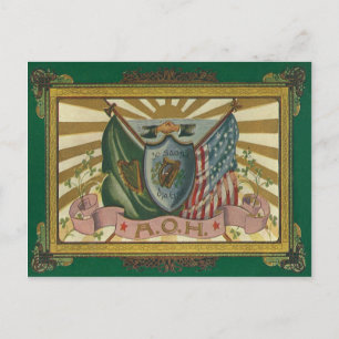 Carte Postale Ordre antique des Hiberniens