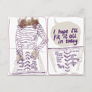 Carte Postale Ordre du jour gai