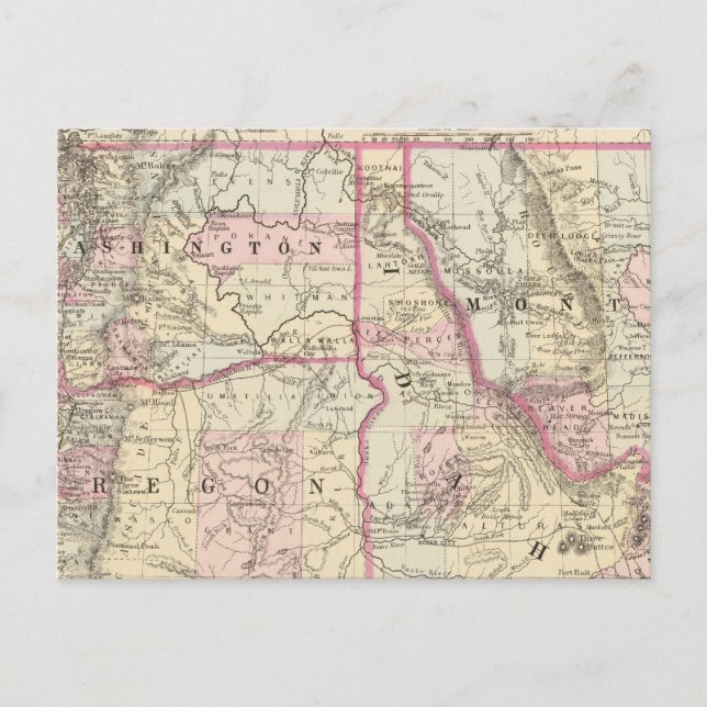 Carte Postale Ore, Laver, Ida, Mont (Devant)