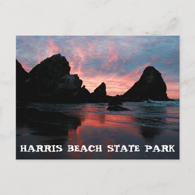 Carte Postale Oregon Coast Sunrise Harris Beach State Park (Devant)