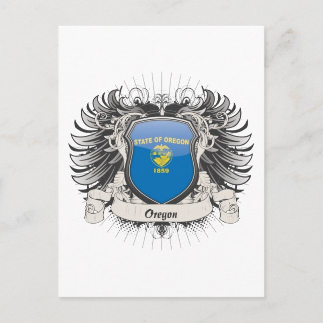 Carte Postale Oregon Crest (Devant)